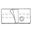 Ea/1 Nu-Form Regular Elastic 8In, Large, 2 1/2In Left Side Opening (Non-Returnable)