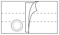 Ea/1 Nu-Form Regular Elastic 8In, X-Large, 2 3/4In Right Side Opening (Non-Returnable)