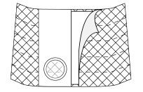 Ea/1 Flat Panel Cool Comfort 9In, Xxlarge, 3 1/4In Right Side Opening, Prolapse Overbelt (Non-Returnable)