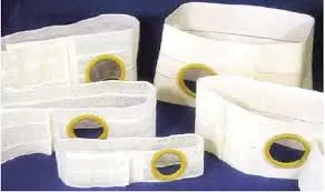 Ea/1  Nu-Form 6" Reg Elastic Support Belt  Md (32"-36")  Beige 2 1/4" Ring On Right And Center From Bottom