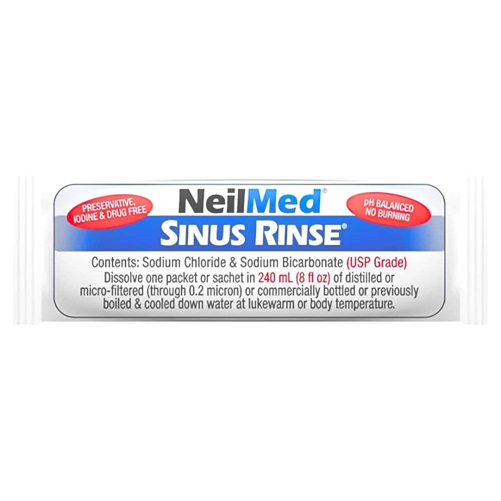 NeilMed Sinus Rinse Complete Kit - 1 Bottle + 50 Packets