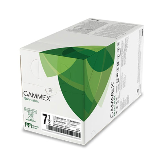 Ansell GAMMEX® Non-Latex Surgical Gloves (50 pairs per box), Size 7.5 (Box 50 pair)