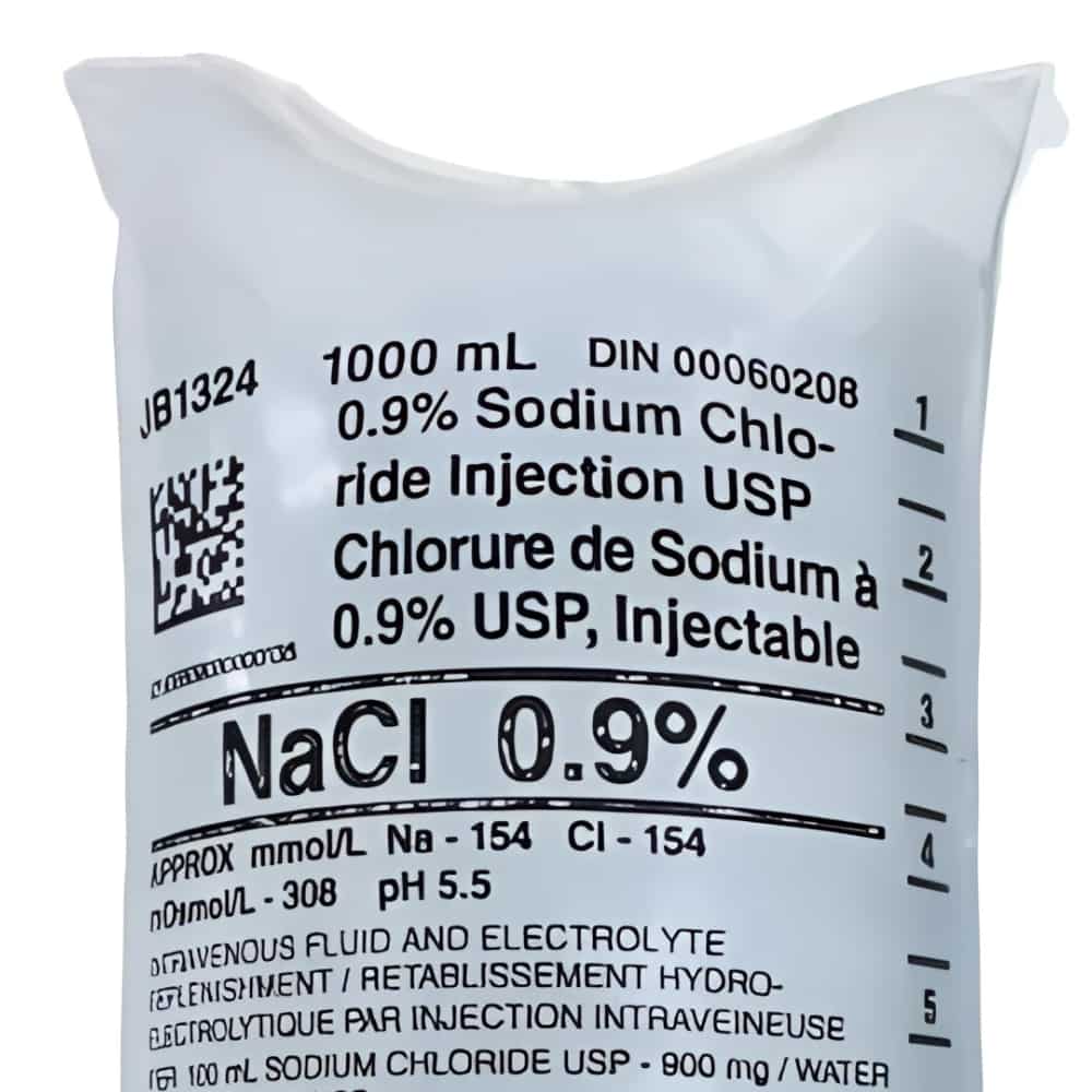 Normal saline IV solution