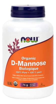 NOW: D-Mannose, Organic Powder 76 Grams