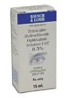 Pkg/20 Minims Tetracaine Hydrochloride 0.5% Eye Drop Solution 15ml -