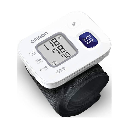 Omron HEM 6161 Wrist BP Monitor with 30 Memory &amp; Storage Case