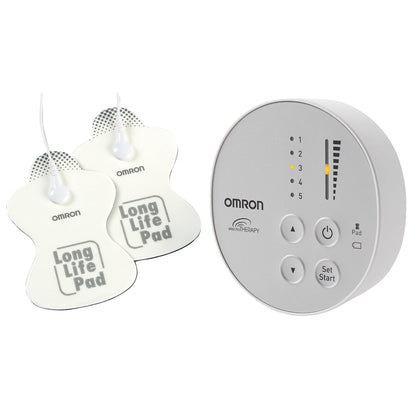 Omron PM400 Pocket Pain Pro Tens Unit &amp; PMLLPAD ElectroTHERAPY Long Life Pads