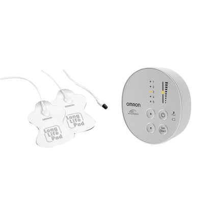 Omron PM400 Pocket Pain Pro Tens Unit &amp; PMLLPAD-L ElectroTHERAPY TENS Long-Life Pads
