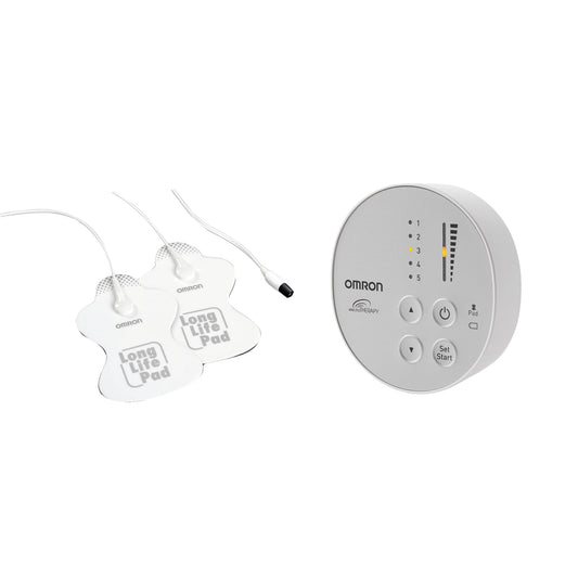 Omron PM400 Pocket Pain Pro Tens Unit &amp; PMLLPAD-L ElectroTHERAPY TENS Long-Life Pads