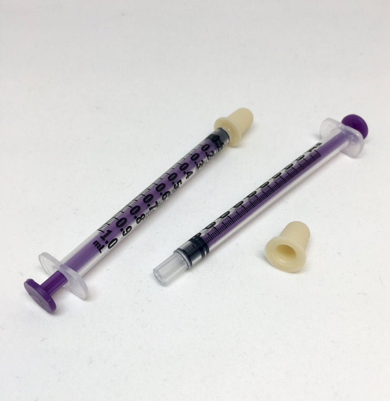Oral Syringes - with cap - Box 100 pcs