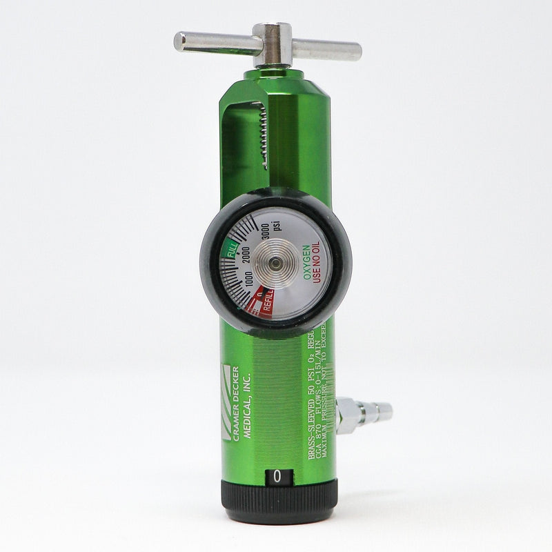 Oxygen Regulator ~ Adjustable Brass/Aluminum