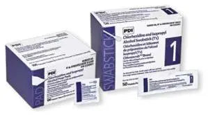 Chlorhexidine Chg .5%, With 7% Alcohol Prep Pad. - Box Of 100