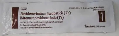 Bx/50  Pvp Povidone-Iodine Swabsticks