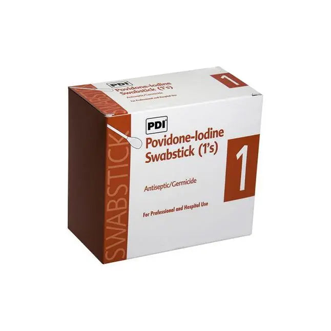 (Pk/3) Povidone Iodine 10%, Swabstick - Box Of 25