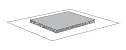 Bx/15 Polymem Silver, Cloth Island Dressing, 6" X 6" (15Cm X 15Cm)