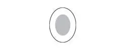 Bx/15 Polymem Shapes, Oval Silver Dressing, Size 5.