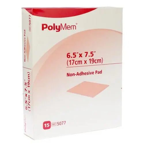 Bx/15 Polymem Non-Adhesive Pad Dressing,  6.5In X 7.5In