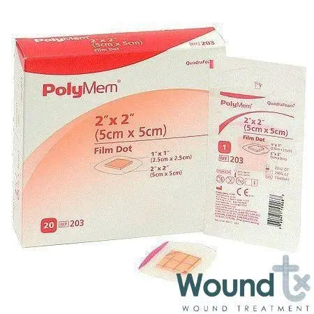 Bx/15 Polymem Tube Dressing, 2" X 2" (9Cm X 9Cm).