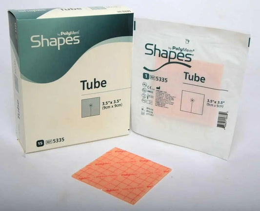 Bx/15 Polymem Tube Dressing, 3.5" X 3.5" (9Cm X 9Cm).