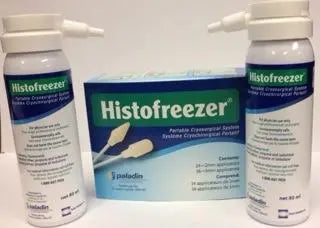 Bx/2  Histofreezer Portable Cryosurgical Spray, W/ Two 80Ml Cannisters, 24 2Mm Tips And 36 5Mm Tips.