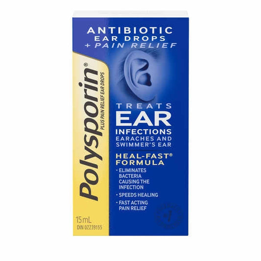 POLYSPORIN ANTIBOITIC EAR DROP 15 MLPOLYSPORIN ANTIBOITIC EAR DROP 15 ML