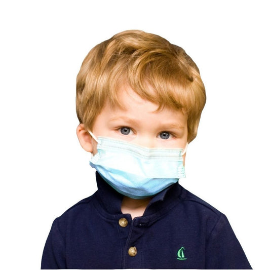 PRIMED® ASTM Level 1 Pediatric Masks, 2-5 years, Blue (Box 50 pcs)