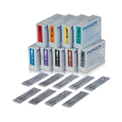 Paragon® Disposable Sterile Blades, #15 (Box 100 pcs)