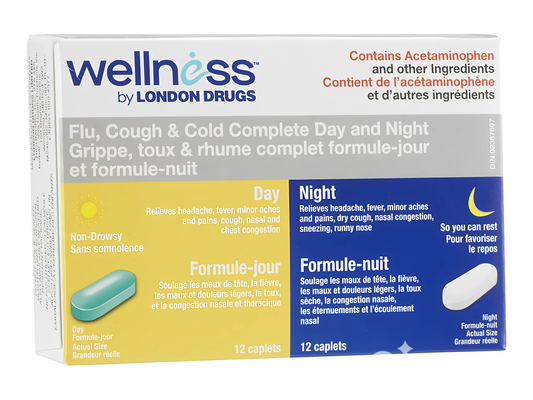 Wellness by London Drugs Cold & Flu Day & Night - 24's