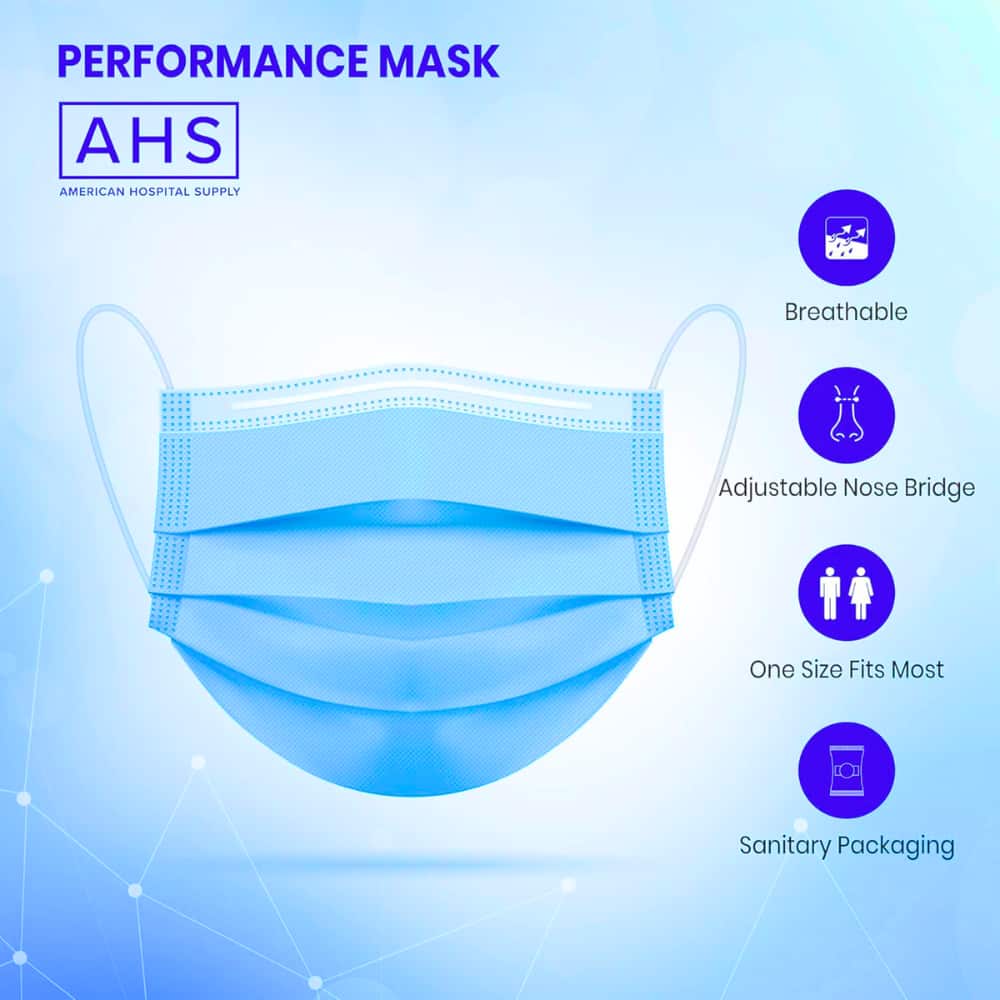 Pleated rectangular face mask