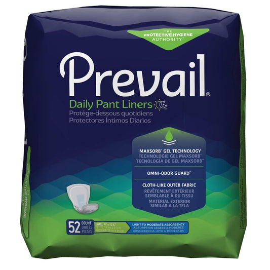 Prevail® Pant Liners, Large Plus Extended Use (13"x28") (Pkg 16 pcs)