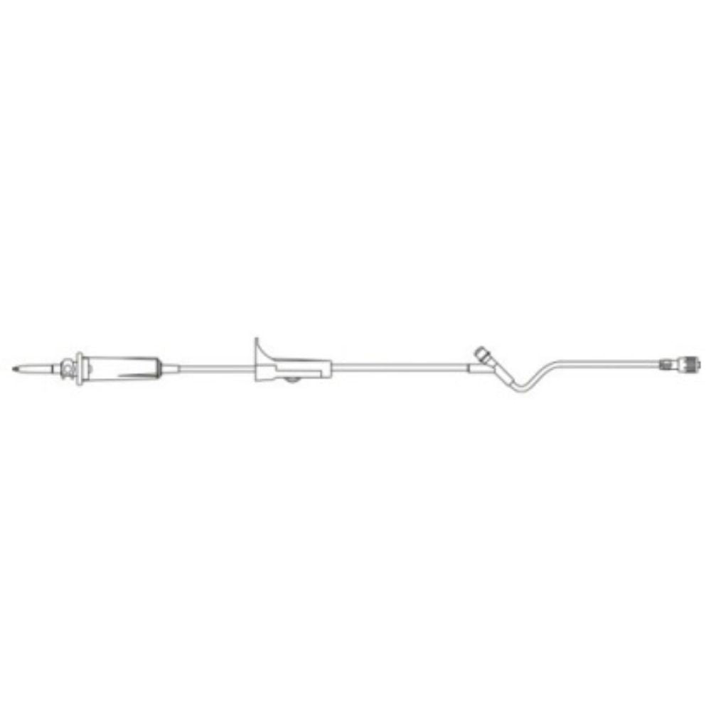 BBraun™ IV Admin Set w/One Non-Needle-Free Injection Site, 83