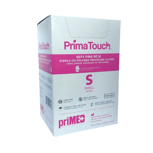 Primatouch® Sterile Co-Polymer Glove, Small (Box 100 pcs)