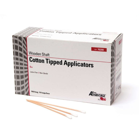 Pro Advantage® Cotton Tipped Applicators, 3" Non-Sterile (Bag 100 pcs)
