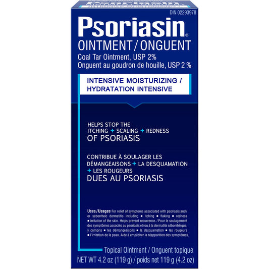 Psoriasin Coal Tar Ointment USP 2% 119g (Per Each)