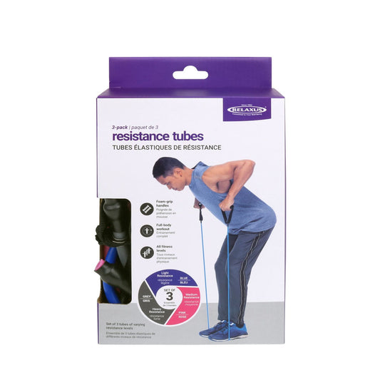 RELAXUS RESISTANCE TUBES SET OF 3RELAXUS RESISTANCE TUBES SET OF 3