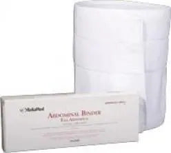 Reliamed 4-Panel Abdominal Binder W/ Adjustable Velcro, 12in Width, Fits Waist 46in - 62in - Ea/1