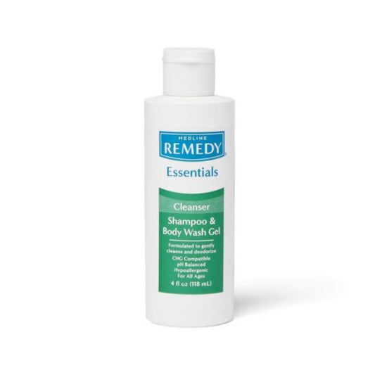 Remedy® Essentials Shampoo & Body Wash Gel, 4oz (Case 60 pcs)