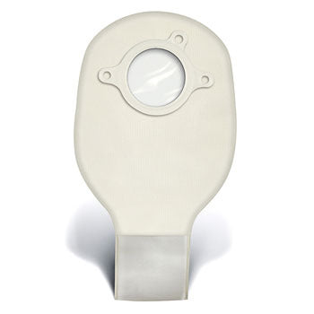 Little Ones® Two-Piece Drainable Pouch, Flange 1-1/4" (32mm), Transparent 6" (15.2cm), Tail Clip - Box Of 10