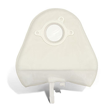 Little Ones® Two-Piece Urostomy Pouch, Flange 1-1/4" (32mm), Transparent 5" (13cm), Bendable Tap - Box Of 10