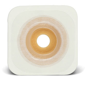 Esteem Synergy® Convex Durahesive® Skin Barrier, 5" X 5" (12.5cm X 12.5cm) White, Moldable Stoma Opening 1-1/4" - 1-3/4" (33mm - 45mm) - Box Of 10