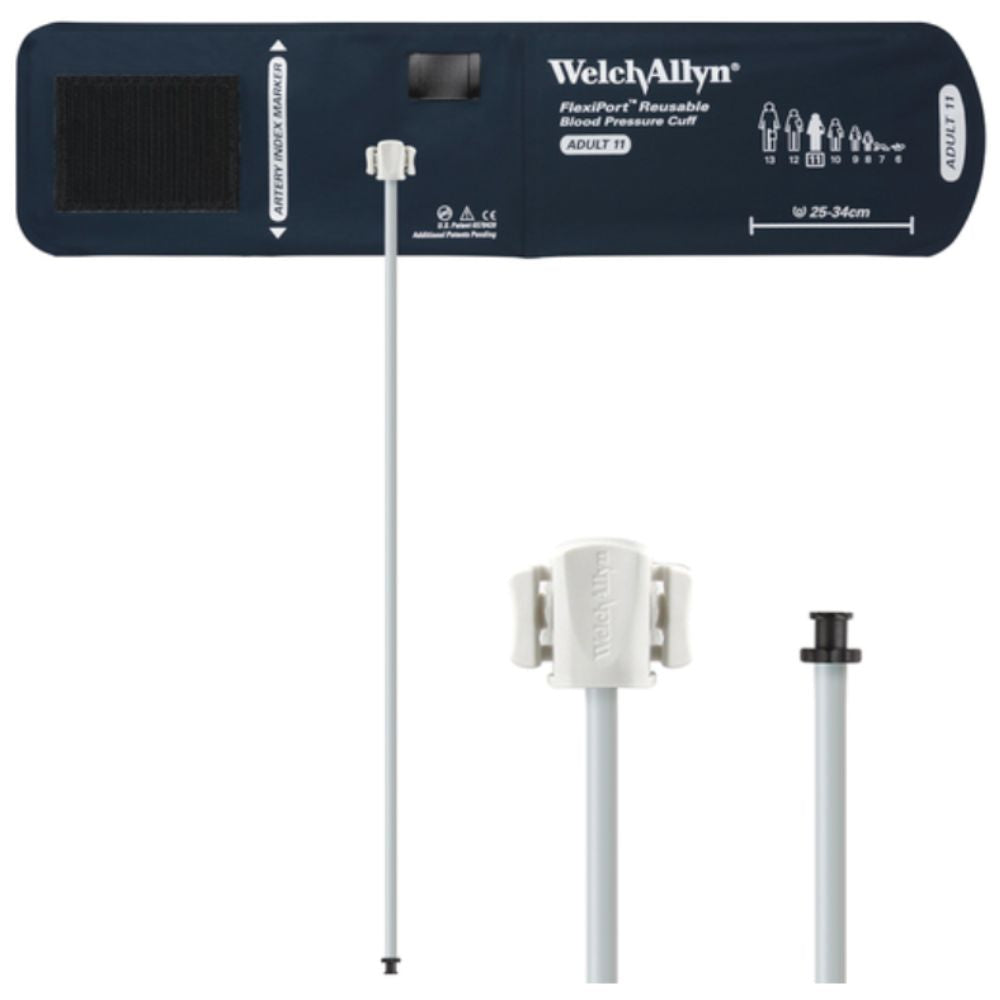 FlexiPort® Reusable Blood Pressure Cuffs w/1 Tube, Tri-Purpose Connector