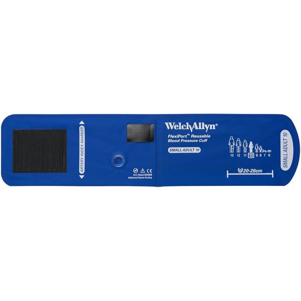 FlexiPort® Reusable Blood Pressure Cuffs w/No Tubes or Connectors, Small Adult (20-26cm)