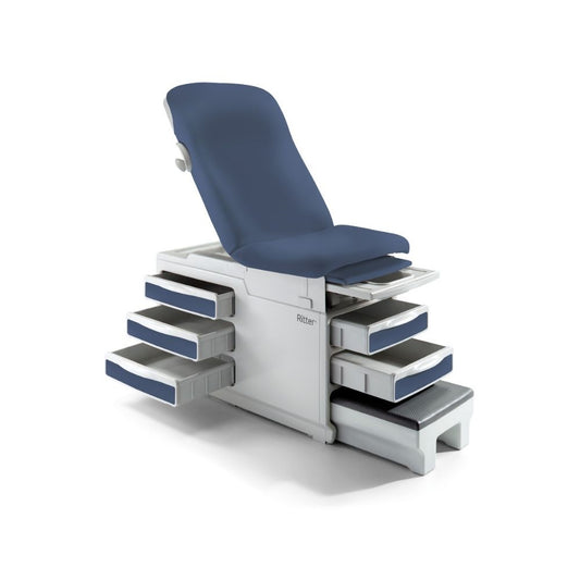 Ritter® 204 Manual Examination Table, Lunar Gray