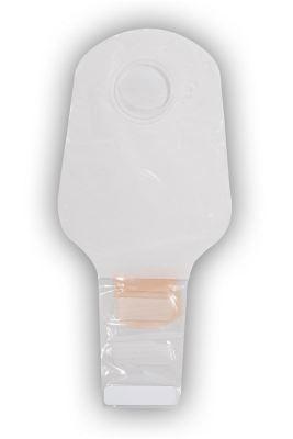 Confidence Natural With Aloe 1-Piece Drainable Transparent Pouch, Pre-Cut 32mm - Box Of 30