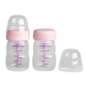 Spectra Baby Bottles Wide-Neck 160ml W/ Cap, Disc & Lid - Pk/2