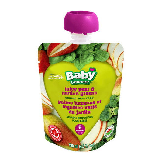 Baby Gourmet Puree - Juicy Pear & Garden Greens