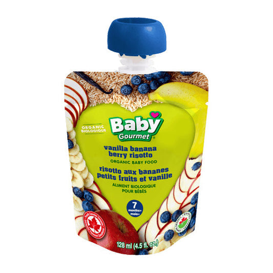 Baby Gourmet Puree - Vanilla Banana Berry Risotto