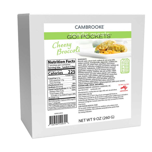 Cambrooke Go! Pockets Cheesy Broccoli *S/O