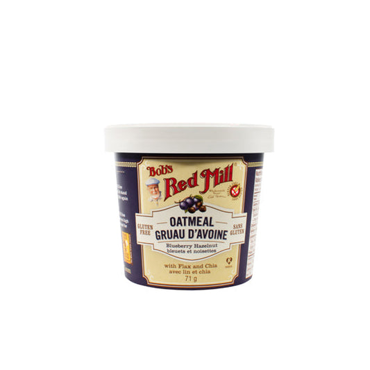 Bob's Red Mill Blueberry and Hazelnut Oatmeal Cup