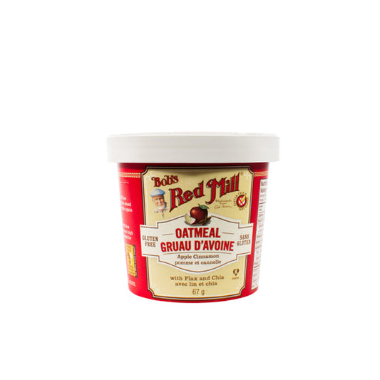 Bob's Red Mill Apple Pieces and Cinnamon Oatmeal Cup